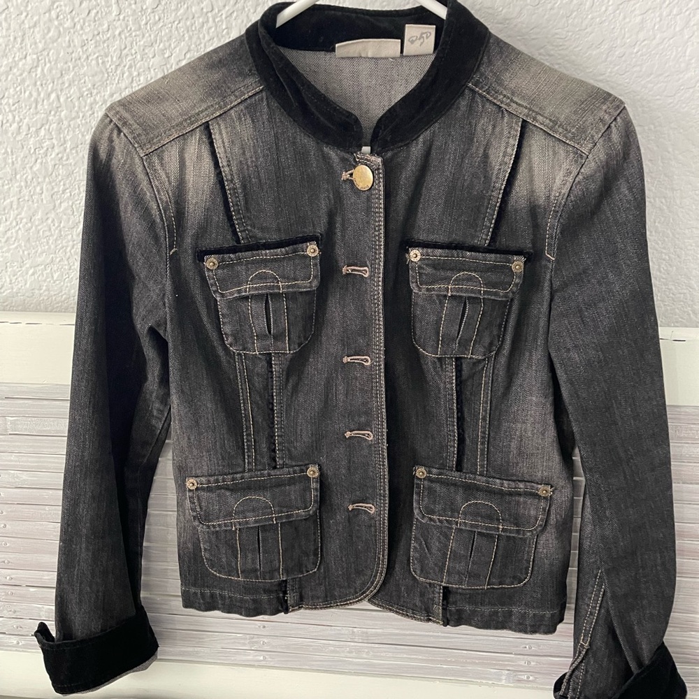 DKNY Black Jean Jacket